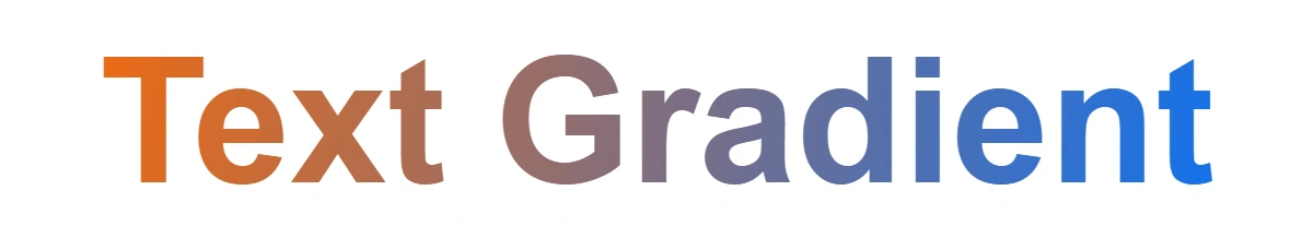 text gradient image